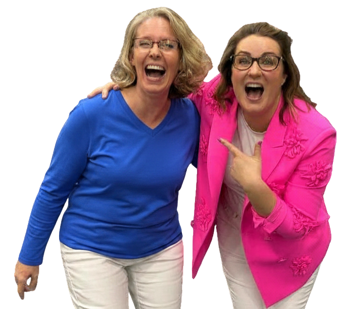 joy scoutz two women laughing
